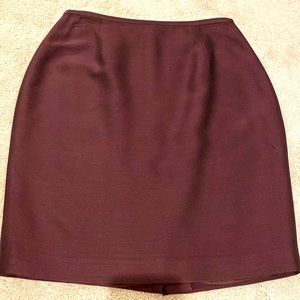 Vintage Ann Taylor Wine red pencil skirt